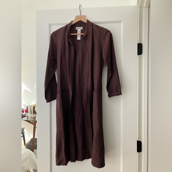 Ajaie Alaie Overcoat in Molasses (xs) with bralette - Picture 4 of 6